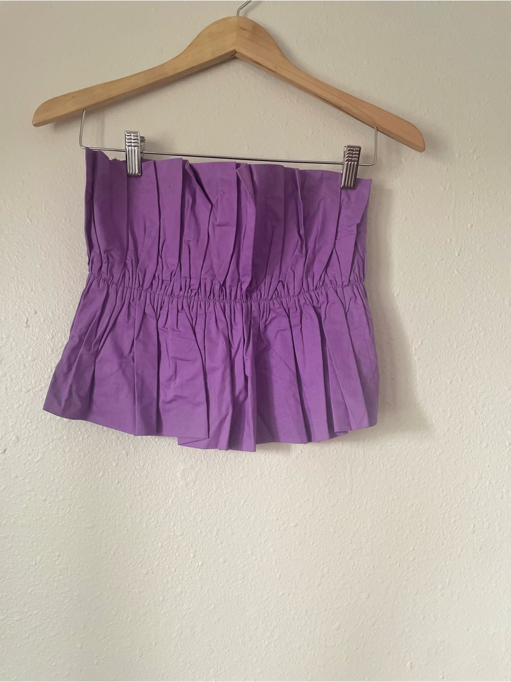 Forever 21 Purple Smocked Tube Top
